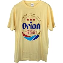 Amazon | オリオンビールTシャツ ライトイエロー L 正規品 | Tシャツ